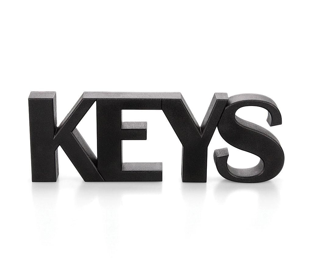Suport magnetic pentru chei Keys Black – Qualy, Negru Qualy imagine 2022 caserolepolistiren.ro